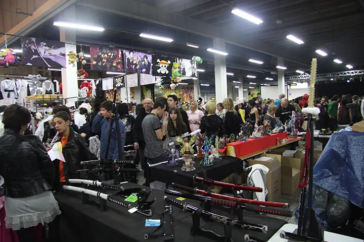 Organisation en halls de salon ou convention