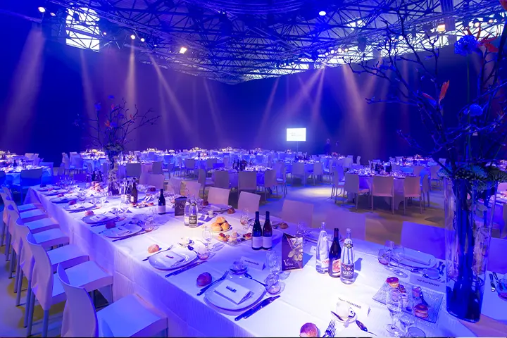 Organisation pour banquet ou dîner de Gala