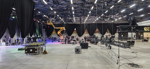 Montage espace conférence