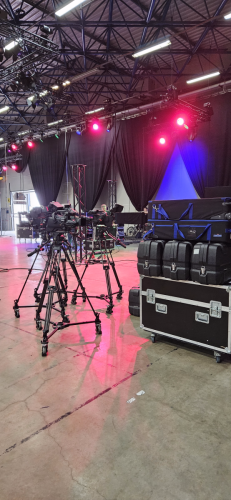 Montage espace retransmission en direct